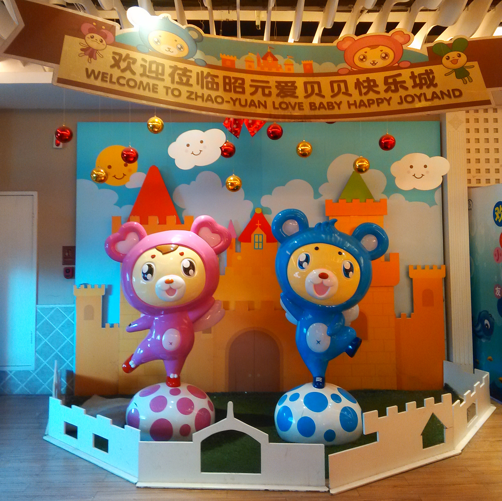 【影樓影棚壁畫(huà)項(xiàng)目案例】——鄭州昭元愛(ài)貝貝影樓